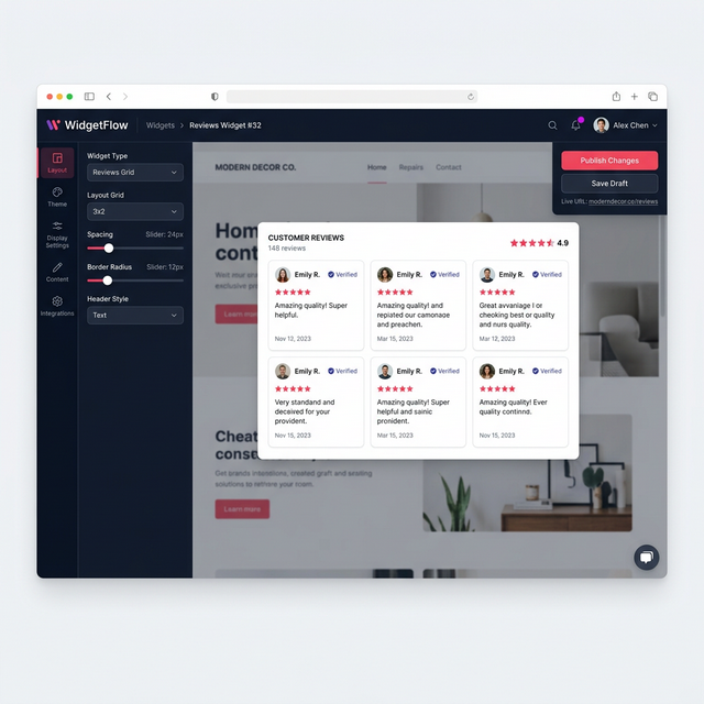Elfsight Visual Editor Mockup